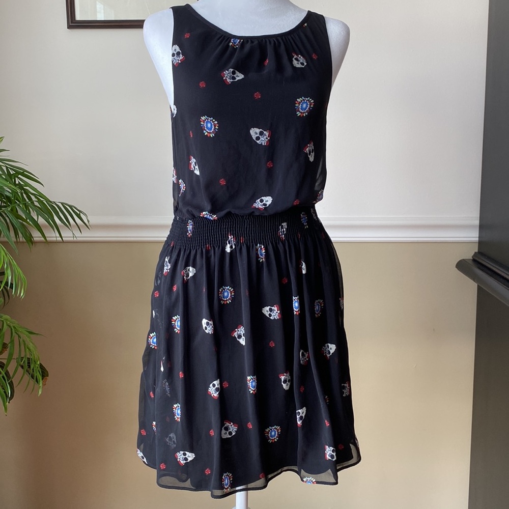 Zara / Skull Dress / Black / XS